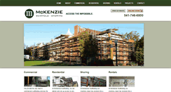 Desktop Screenshot of mckenziescaffolding.com